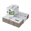 PACK AND MOVE - Pack and Move - Lot 20 cartons stockage - 40 x 30 x 30 cm - Poignées renforcées - 1 marqueur offert - vignette