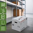PACK AND MOVE - Pack and Move - Lot 20 cartons stockage - 58 x 40 x 30 cm - Poignées renforcées - 1 marqueur offert - vignette