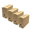 PACK AND MOVE - Pack and Move - Lot de 4 boites archives Taille M - 54 x 36 x 28 cm - Caisse de stockage incluse - vignette