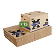 PACK AND MOVE - Pack and Move - Lot de 15 Cartons Déménagement X Strong - 60 x 40 x 40 cm - Charge 40 kg - Extrême Résistance - Grande Capacité - vignette