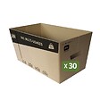 PACK AND MOVE - Pack and Move - Lot de 30 caisses en carton - 53 x 30 x 26 cm - Transport, déménagement, stockage - vignette