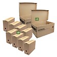 PACK AND MOVE - Pack and Move - Lot de 8 boites archives Taille L - 54 x 36 x 28 cm - Caisse de stockage incluse - vignette