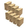 PACK AND MOVE - Pack and Move - Lot de 8 boites archives Taille L - 54 x 36 x 28 cm - Caisse de stockage incluse - vignette