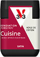 V33 PEINTURE - Peinture rénovation Cuisine satin voile de coton Testeur 75mL - vignette
