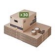 PACK AND MOVE - Pack and Move - Lot 30 Cartons Déménagement Stockage M - 60 x 40 x 30 cm - Poignées renforcées - 2 adhésifs offerts - vignette