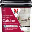 V33 PEINTURE - Peinture rénovation Cuisine satin blanc - 0,75L - vignette
