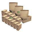 PACK AND MOVE - Pack and Move - Lot de 12 boites archives Taille XL - 54 x 36 x 28 cm - Caisse de stockage incluse - vignette