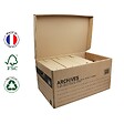 PACK AND MOVE - Pack and Move - Lot de 12 boites archives Taille XL - 54 x 36 x 28 cm - Caisse de stockage incluse - vignette