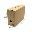 PACK AND MOVE - Pack and Move - Lot de 12 boites archives Taille XL - 54 x 36 x 28 cm - Caisse de stockage incluse - vignette