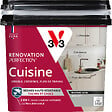 V33 PEINTURE - Peinture rénovation cuisine satin Gris Loft 0.75L - vignette