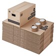 PACK AND MOVE - Pack and Move - Lot 60 cartons déménagement stockage standard - 60 x 30 x 30 cm - Poignées renforcées - 3 adhésifs offerts - vignette