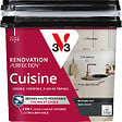 V33 PEINTURE - Peinture de rénovation cuisine noir smoky mat - 0,75L - vignette