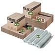 PACK AND MOVE - Pack and Move - Kit déménagement T5/T6 + marqueur noir et 4 adhésifs offerts - vignette