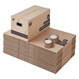 PACK AND MOVE - Pack and Move - Lot 40 cartons déménagement stockage standard - 60 x 30 x 30 cm - Poignées renforcées - 2 adhésifs offerts - vignette