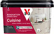 V33 PEINTURE - Peinture rénovation cuisine - Noir smoky - Mat velouté - 2L - vignette