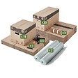 PACK AND MOVE - Pack and Move - Kit déménagement T3/T4 + marqueur noir et 3 adhésifs offerts - vignette