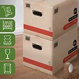 PACK AND MOVE - Pack and Move - Lot 30 Cartons Déménagement Livres Premium - 40 X 30 X 30 Cm - Extrême Résistance 20 KG - Poignées Renforcées - 2 Adhésifs Offerts - vignette