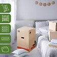 PACK AND MOVE - Pack and Move - Lot 40 Cartons Déménagement Premium - 40 X 40 X 60 Cm - Résistance 30 KG - Double Épaisseur - Poignées Renforcées - 2 Adhésifs Offerts - vignette