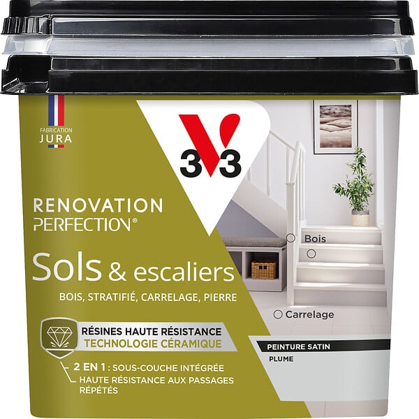 V33 PEINTURE - Peinture rénovation sol Perfection Sol Plume 0,75L - large