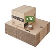PACK AND MOVE - Pack and Move - Lot 30 cartons déménagement hauteur modubale variable, personnalisable - 60 x 45 x 31-41 cm - Poignées renforcées - 1 adhésif offert - vignette