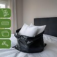 PACK AND MOVE - Pack and Move - Lot 10 Grands Sacs Poubelles Résistants Pour Déménagement - 120 L - Sacs Poubelles Pour Gros Volumes - vignette