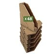 PACK AND MOVE - Pack and Move - Lot de 48 protections d'angles amovibles - 2,5 → 12 x 12 cm - Pour cadre, TV, tableau - vignette