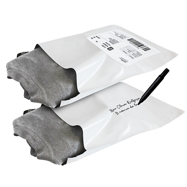 PACK AND MOVE - Pack and Move - Lot 120 enveloppes pour expédition - 27 x 30 cm - Fermeture adhésive - Opaques, étanches et indéchirables - large