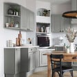 V33 PEINTURE - Peinture rénovation cuisine satin Gris Loft - Testeur 75ml - vignette