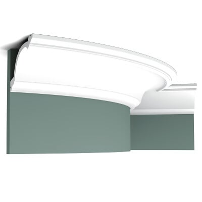 ORAC DECOR - C217 Corniche plafond Orac Decor - 10,5x15,5x200cm (h x p x L) - moulure décorative polyuréthane Carton complet - large