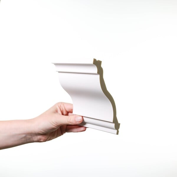 ORAC DECOR - C333 Corniche plafond Orac Decor - 12,5x11,5x200cm (h x p x L) - moulure décorative polyuréthane Carton 8 pièces - large