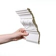 ORAC DECOR - C219 Corniche plafond Orac Decor - 17,5x13x200cm (h x p x L) - moulure décorative polyuréthane Pack 2 pièces - vignette