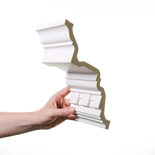 ORAC DECOR - C422 Corniche plafond polyuréthane Orac Decor Luxxus - 17x19,5x200cm (h x p x L) moulure décorative Carton complet - large
