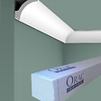 ORAC DECOR - C260 Corniche plafond Orac Decor - 4x5x200cm (h x p x L) - moulure décorative polyuréthane Pack 2 pièces - vignette