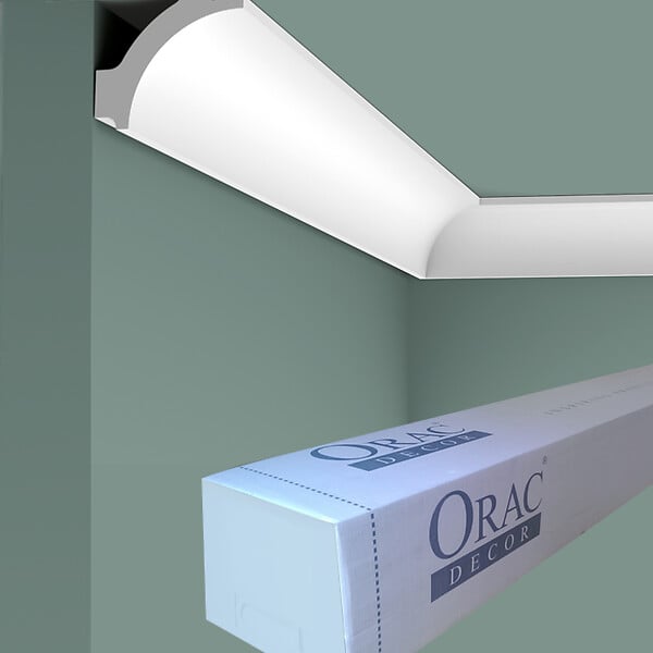 ORAC DECOR - C260 Corniche plafond Orac Decor - 4x5x200cm (h x p x L) - moulure décorative polyuréthane Carton complet - large
