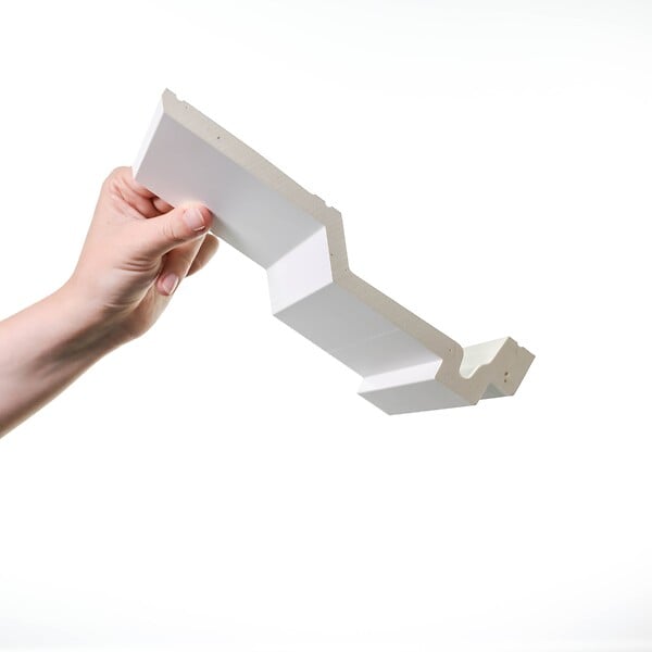 ORAC DECOR - C354 Corniche plafond polyuréthane Orac Decor Luxxus - 4x21,5x200cm (h x p x L) - moulure décorative Pack 2 pièces - large