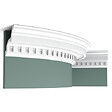 ORAC DECOR - C211 Corniche plafond Orac Decor - 11,5x11x200cm (h x p x L) - moulure décorative polyuréthane Carton 8 pièces - vignette