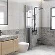 SWISS AQUA TECHNOLOGIES - Siège de douche rabattable PMR - charge 150 kg – noir (SATDSEDPLC) - vignette