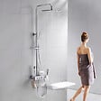SWISS AQUA TECHNOLOGIES - Swiss Aqua Technologies Siège de douche rabattable PMR - charge 150 kg –  blanc (SATDSEDPLB) - vignette