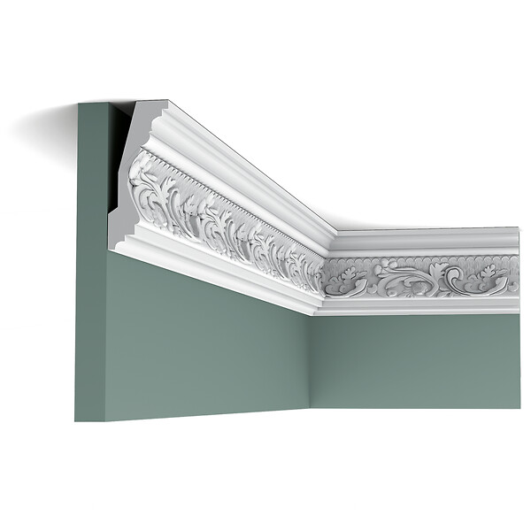 ORAC DECOR - Corniche Classique Avec Un Motif Détaillé De Feuilles C201 - L200 X H11,6 X L4,8 - Orac Decor - large