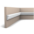 ORAC DECOR - PX117 Cimaise murale Orac Decor - 3,5x1,5x200cm (h x p x L) - moulure décorative polymère Carton complet - vignette