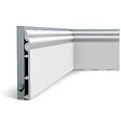 ORAC DECOR - SX193 AUTOIRE Plinthe Orac Decor - 25x2,2x200cm (h x p x L) - plinthe décorative polymère Pack 2 pièces - vignette