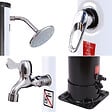 HAPPY GARDEN - Douche solaire FIDGI noire et argent 35L - vignette