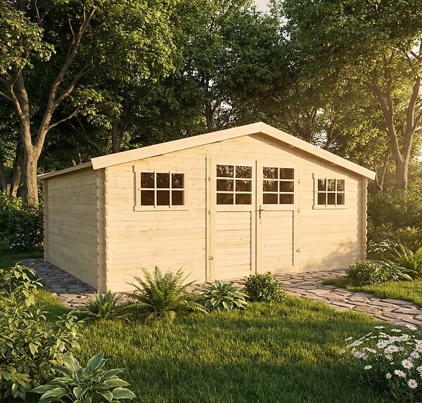 SOLID - Abri de jardin - Bois - Surface intérieur : 17,65m2 - large
