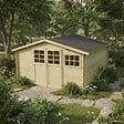 SOLID - Abri de jardin bois TYROL 34 mm - L.416xP.301xH.218cm - vignette