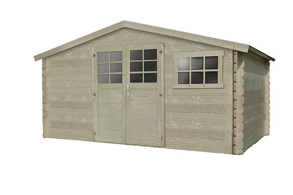 SOLID - Abri de jardin bois TYROL 34 mm - L.416xP.301xH.218cm - large