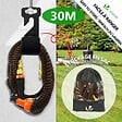 VOUNOT - Tuyau d’Arrosage Extensible 30m Renforce avec Accessoires orange - vignette
