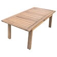 HAPPY GARDEN - Salon de jardin en acacia 4 places GILI - coussins gris - vignette