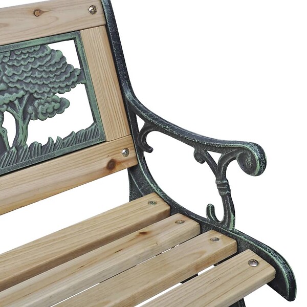 VIDAXL - vidaXL Banc de jardin pour enfants 84 cm Bois - large