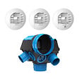 ATLANTIC - Kit VMC Hygrocosy basse conso 6 sanitaires (3 bouches) - Atlantic clim/ventil - vignette