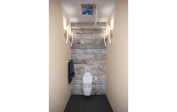ATLANTIC - Kit VMC Hygrocosy basse conso 6 sanitaires (3 bouches) - Atlantic clim/ventil - large
